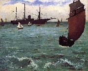 Edouard Manet Kearsarge at Bologne oil painting on canvas
